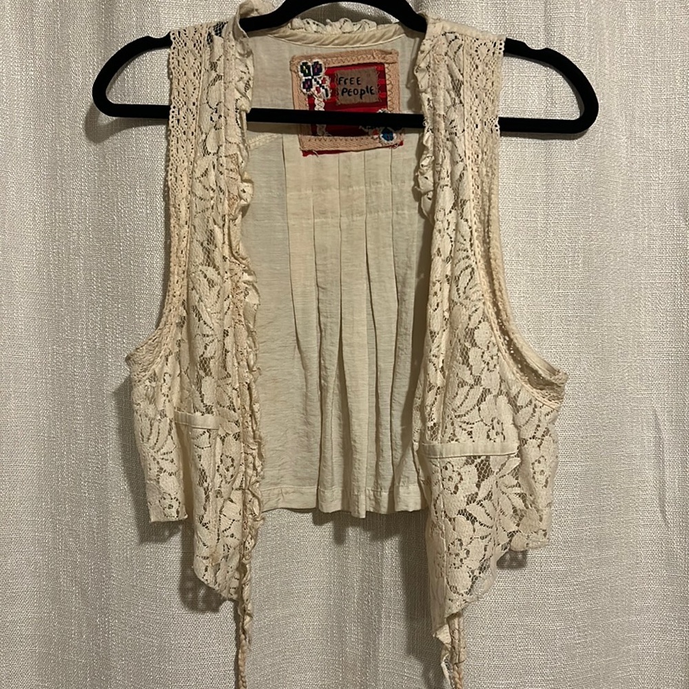 Free people lace vest
